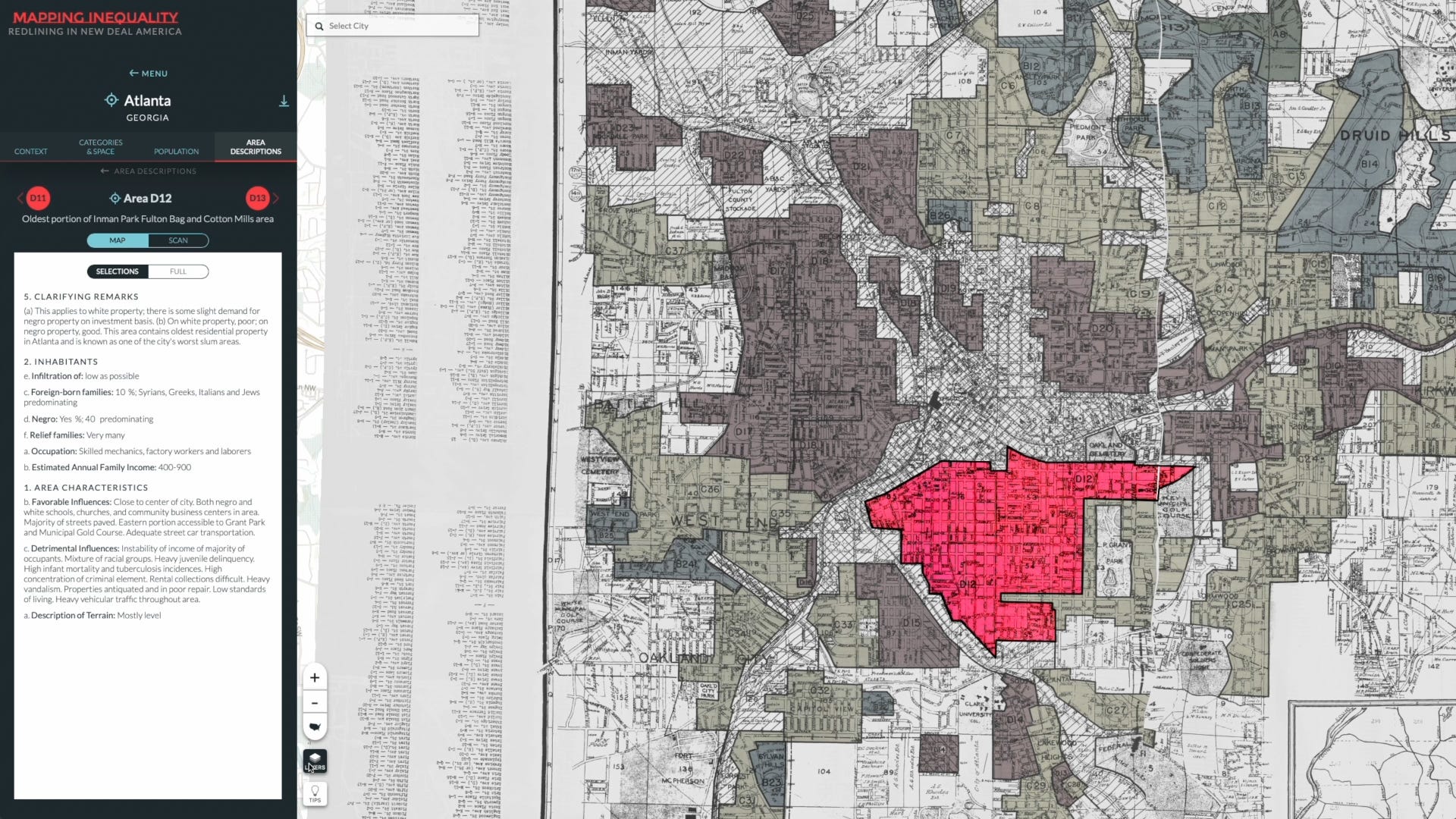 Image: via [Mapping Inequality: Atlanta](https://dsl.richmond.edu/panorama/redlining/map/GA/Atlanta/context#loc=10/33.7534/-84.3563)