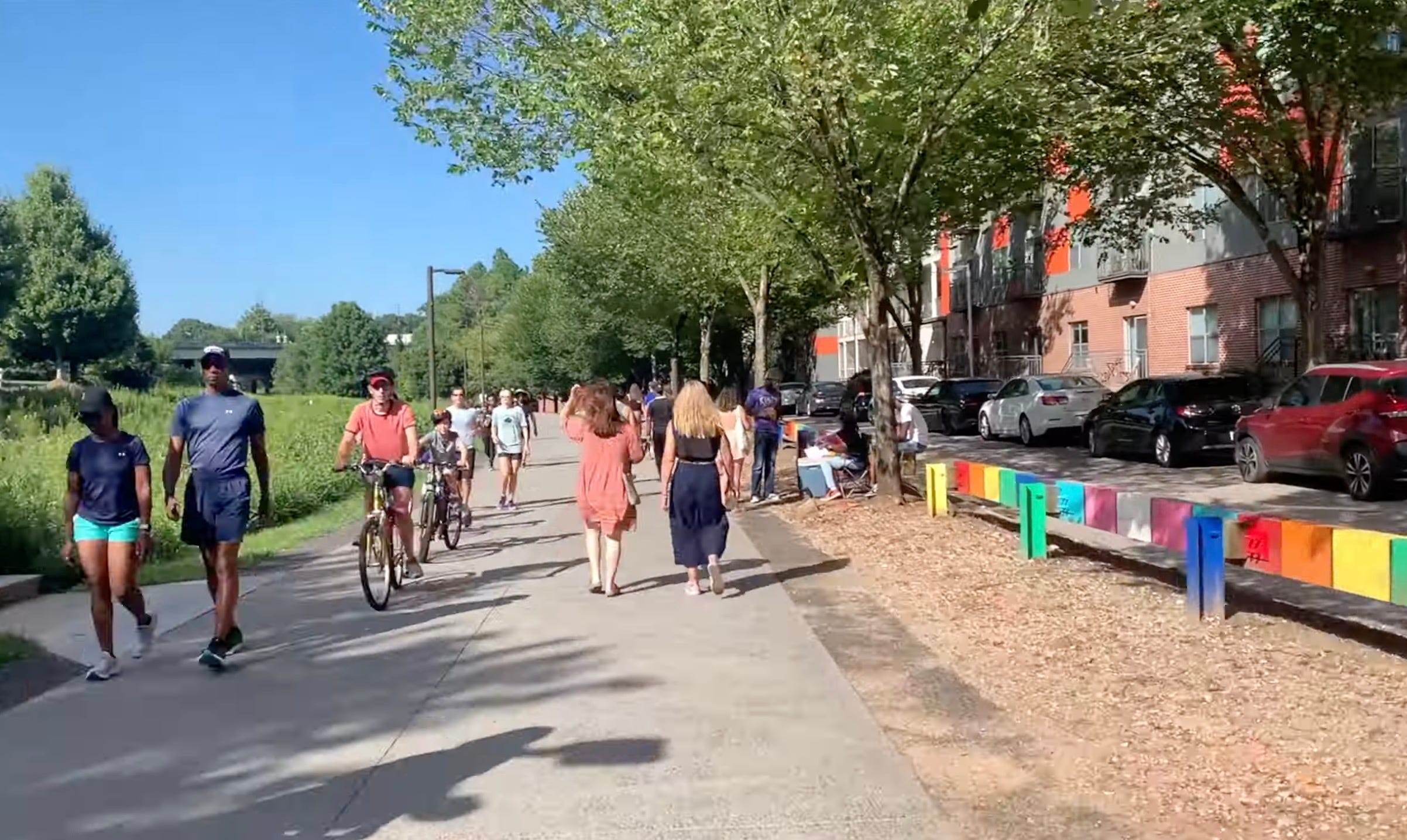 Image: Light traffic on the Eastside Beltline